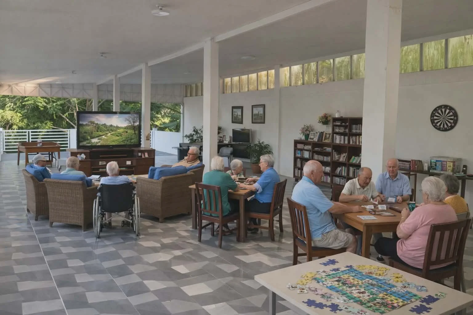 Lorena Bunch of Care function hall and common area